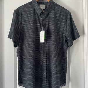 Men's Black Dot Short Sleeve Shirt